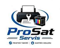 Printer təmiri və kartric doldurulması